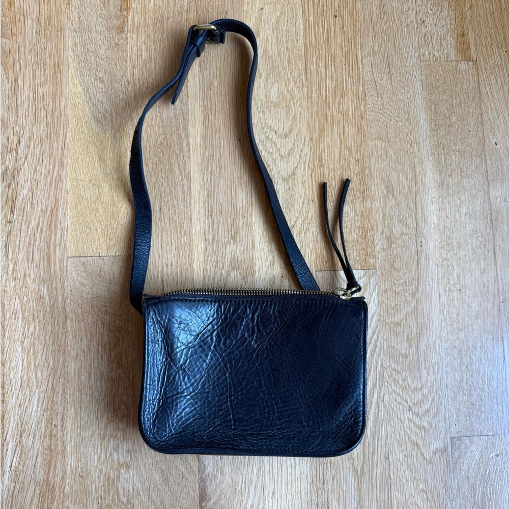 Madewell Black Leather XS Bag
